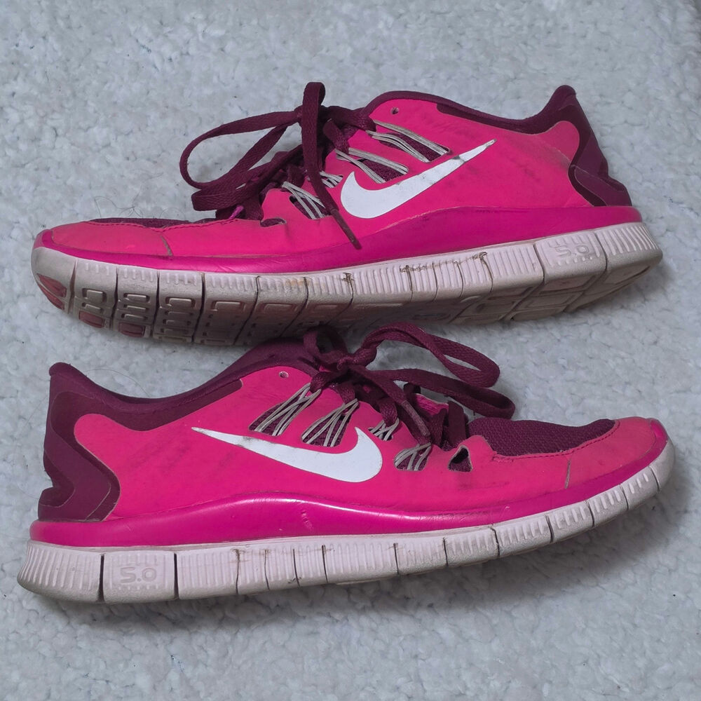 Nike Free 5.0 Women's Running Shoes in Hot Pink Size 9